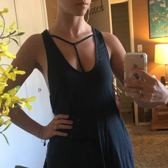 Free People Tops - Free People Black Tank